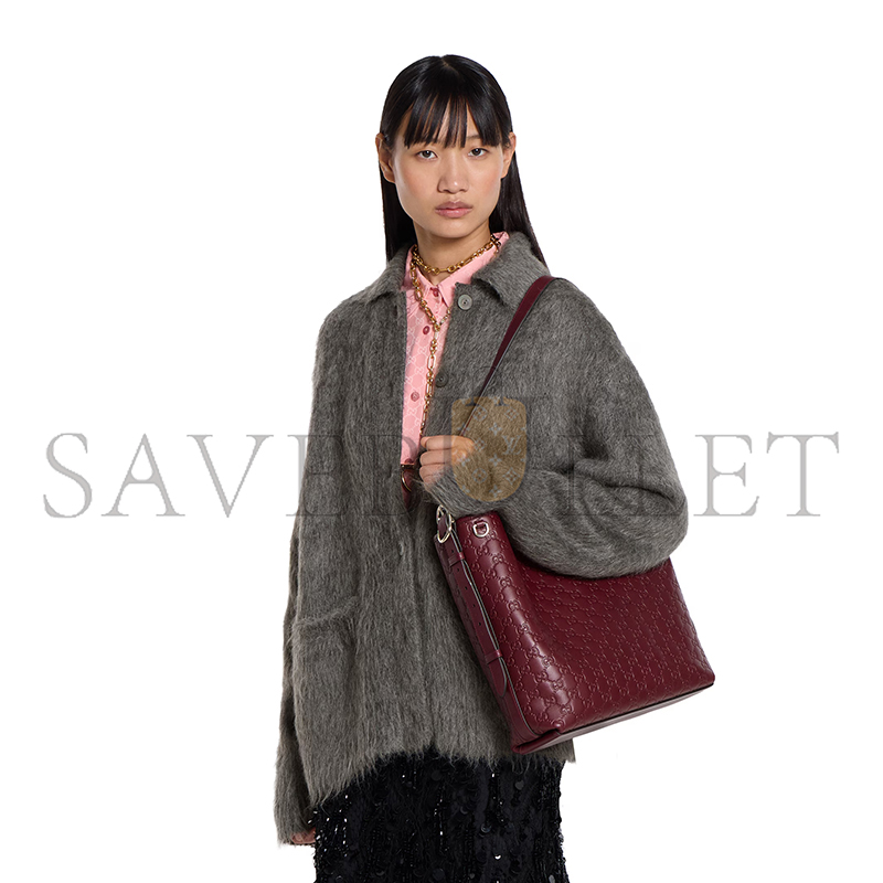 G*u*i gg emblem medium shoulder bag 847452 (30.5*30.5*9cm)